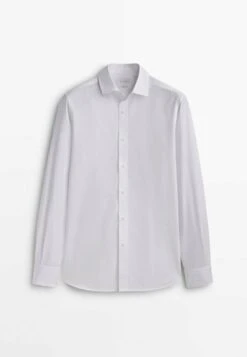 Massimo Dutti Textured- Formal Shirt - White 19 Massimo Dutti Textured- Formal Shirt - White -Massimo Dutti Shop c73a87b639334585bd35704e9f095b93