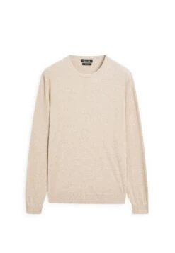 Massimo Dutti FINE CREW NECK WITH LONG SLEEVE - Jumper - Beige -Massimo Dutti Shop c7959d4ed3f140c8980820ed715d9fc6