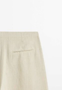 Massimo Dutti Darted Co-Ordinated - Trousers - Mottled Beige -Massimo Dutti Shop c7b7408186dd41d3a45403acdbedfc09