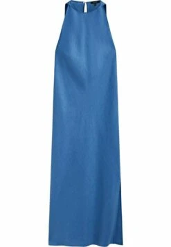 Massimo Dutti Halter - Maxi Dress - Blue -Massimo Dutti Shop c8175b6b8ba0469183bbfd8fe467a4f7