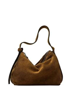 Massimo Dutti SHOULDER - Handbag - Brown