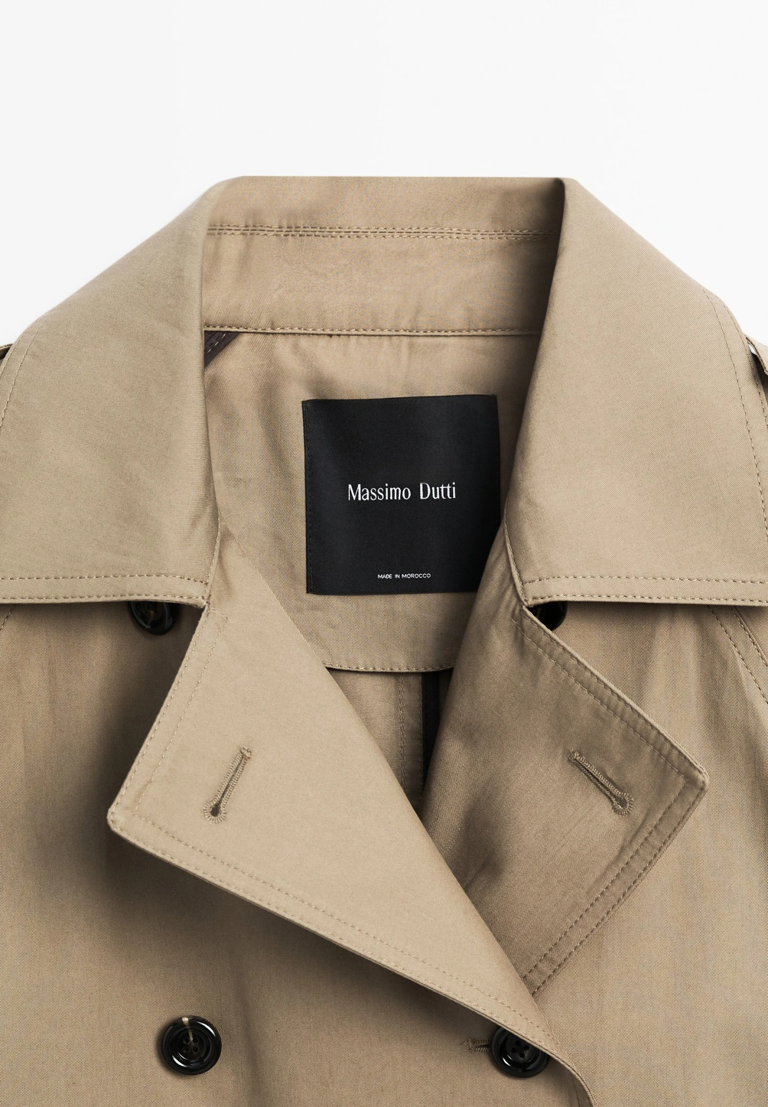 Massimo Dutti WATER-REPELLENT - Trenchcoat - Mottled Brown 10 Massimo Dutti WATER-REPELLENT - Trenchcoat - Mottled Brown - Image 8