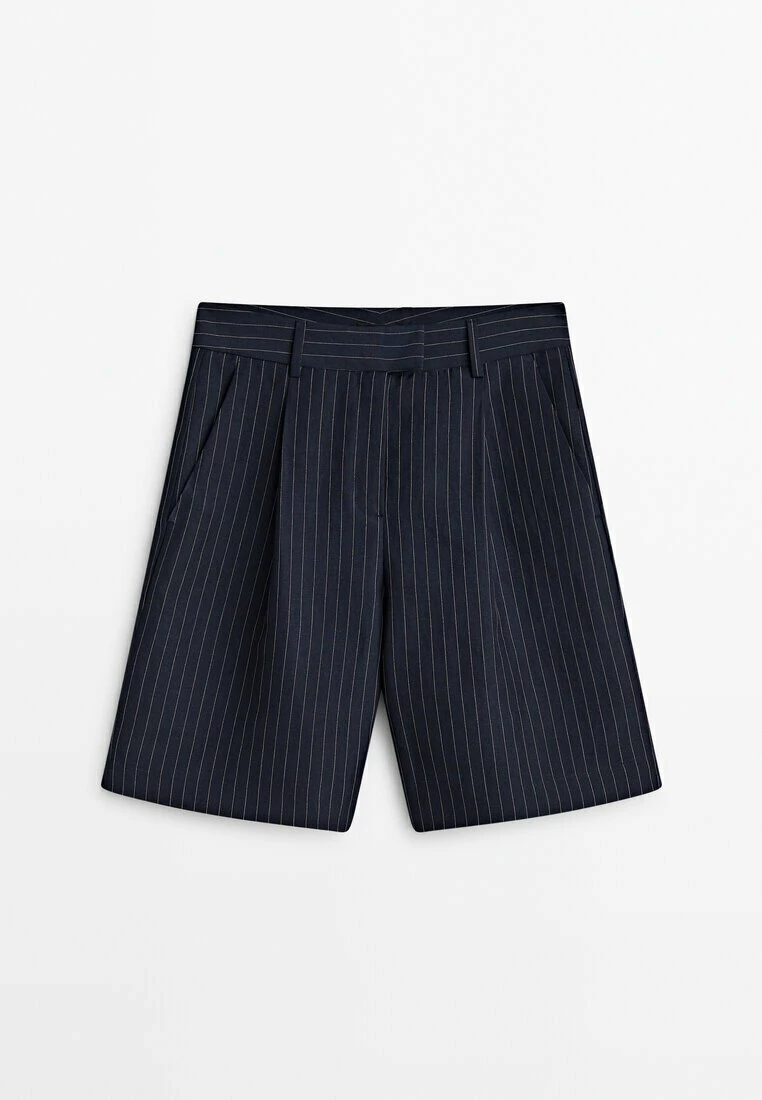 Massimo Dutti Pinstripe BermudaWith Darts - Shorts 12 Massimo Dutti Pinstripe BermudaWith Darts - Shorts - Image 10