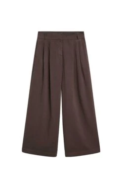 Massimo Dutti MID-RISE WIDE- - Trousers - Mottled Lilac
