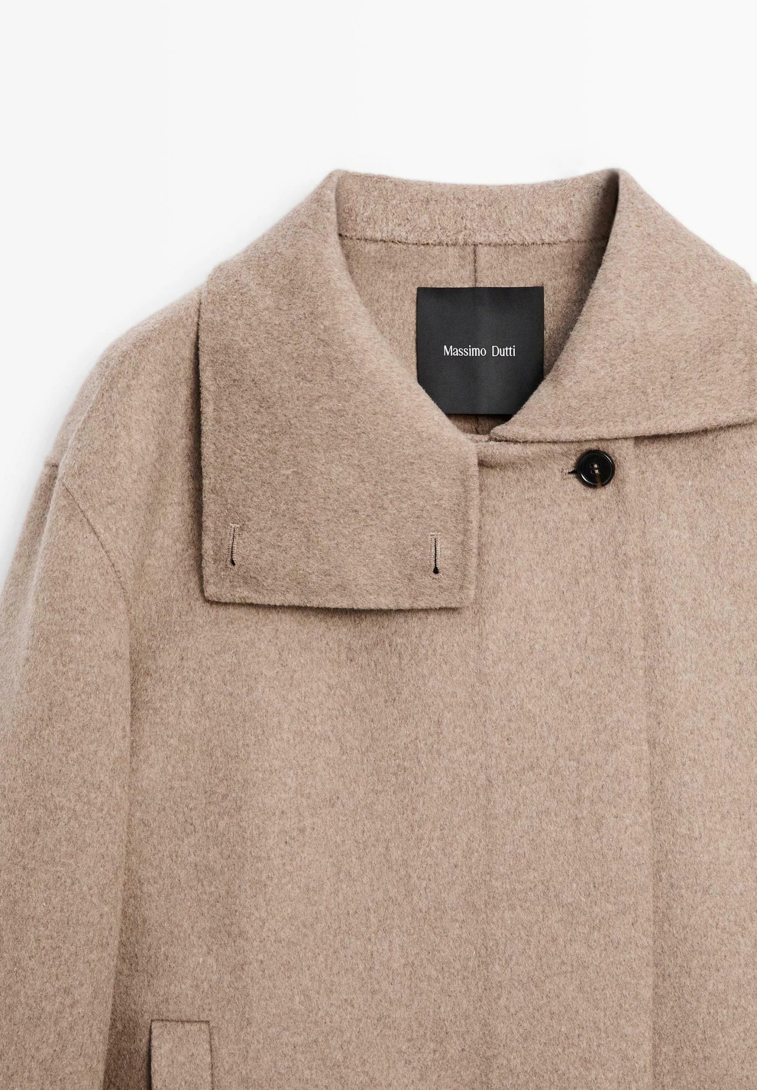 Massimo Dutti HIGH NECK - Short Coat - Camel 12 Massimo Dutti HIGH NECK - Short Coat - Camel - Image 10