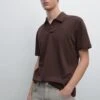 Massimo Dutti SHORT SLEEVE POLO NECK - Polo Shirt - Bordeaux -Massimo Dutti Shop c9cc604f2880435da8fd82887f081682