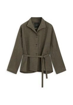 Massimo Dutti STAND COLLAR - Summer Jacket - Mottled Brown -Massimo Dutti Shop c9f4ae4b08ba404384d8591dc28629ac