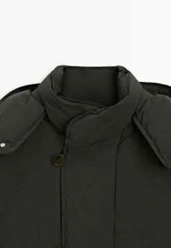 Massimo Dutti SHORT DOWN PUFFER WITH HOOD - Winter Jacket - Dark Green -Massimo Dutti Shop ca0124f8561a42318af0d530d76eb77b