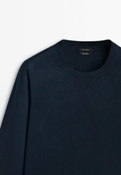 Massimo Dutti Crew Neck - Sweatshirt - Dark Blue -Massimo Dutti Shop ca04cf1d51cc438b924ad41e49089dee