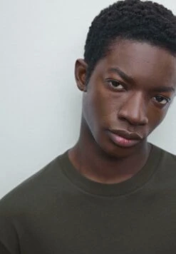 Massimo Dutti LONG SLEEVE MEDIUM WEIGHT - Long Sleeved Top - Khaki -Massimo Dutti Shop ca219099dabe48a59b9289d049334e1a