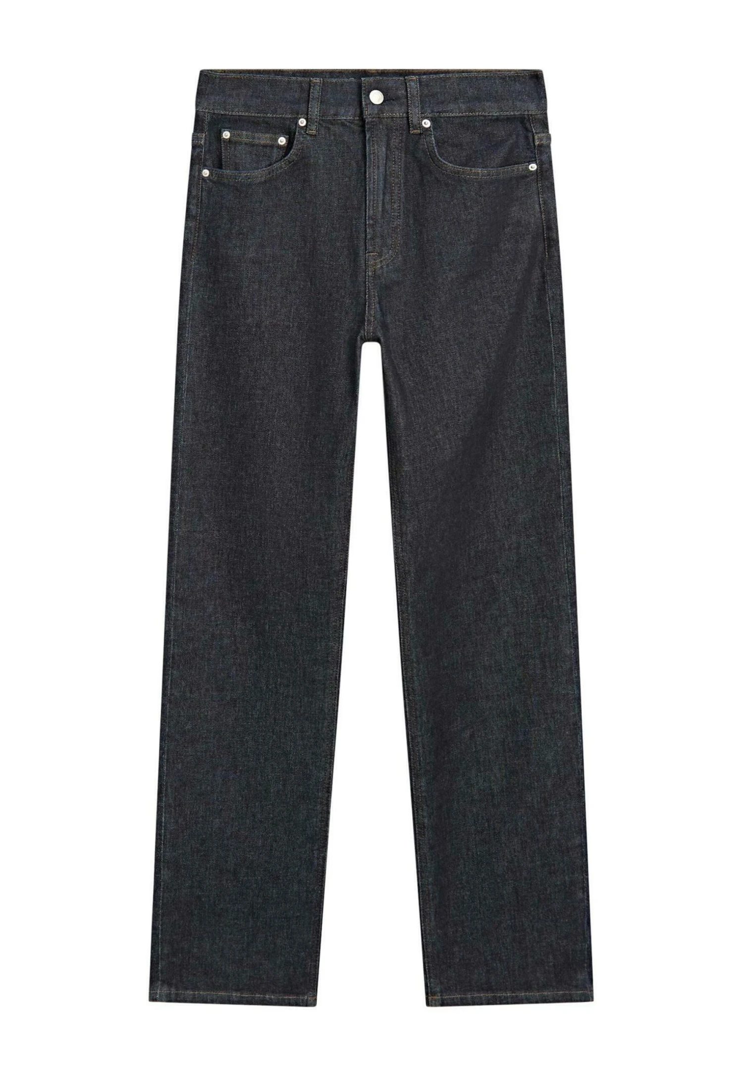 Massimo Dutti HIGH-WAIST - Straight Leg Jeans - Blue Denim 13 Massimo Dutti HIGH-WAIST - Straight Leg Jeans - Blue Denim - Image 11