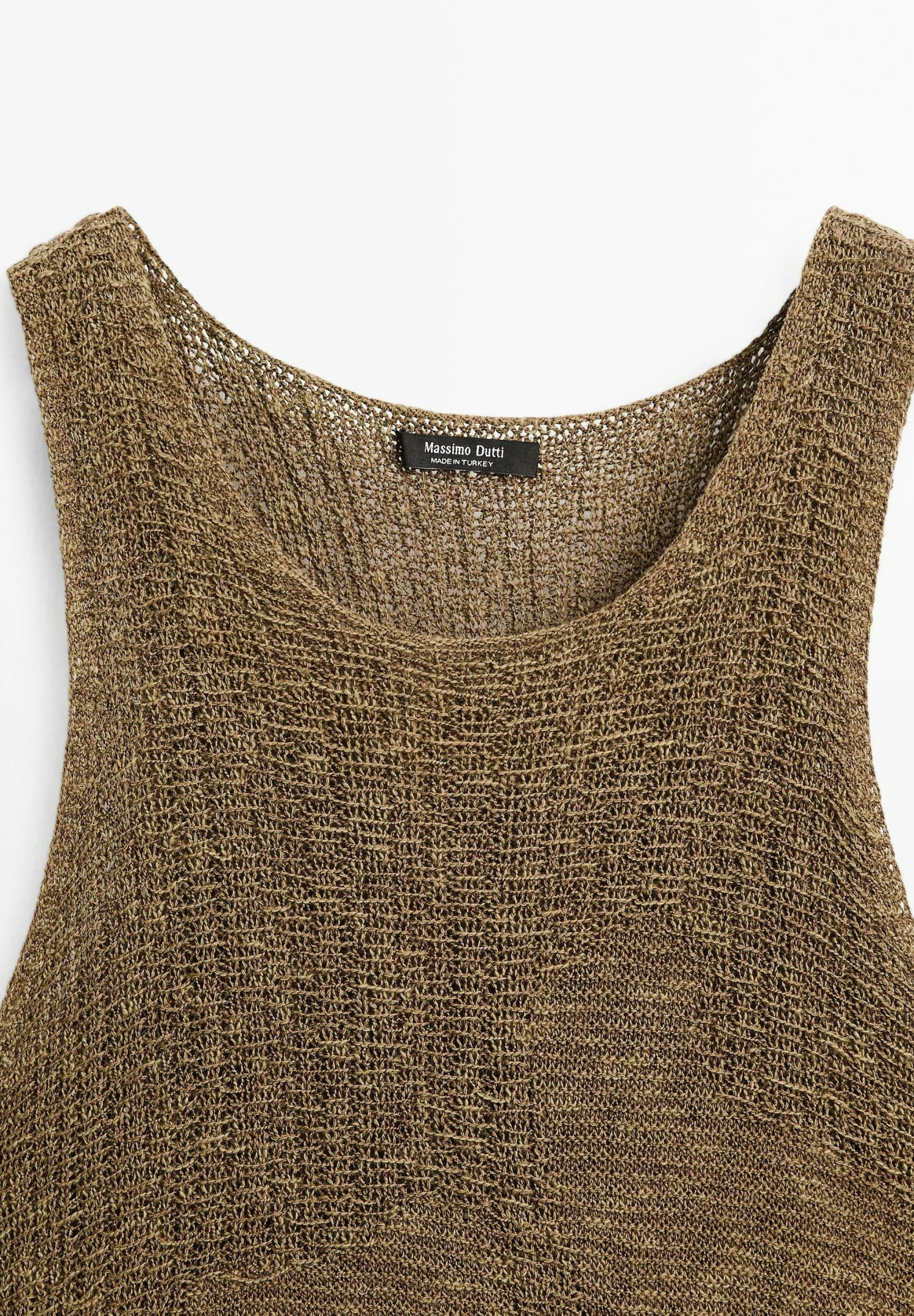 Massimo Dutti EMBELLISHED HALTER NECK - Top - Green 8 Massimo Dutti EMBELLISHED HALTER NECK - Top - Green - Image 6