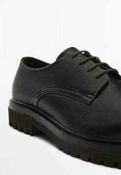 Massimo Dutti Derby - Lace-Ups - Mottled Dark Brown -Massimo Dutti Shop ca481d860cae47e59b9403b1d5fc4b1b