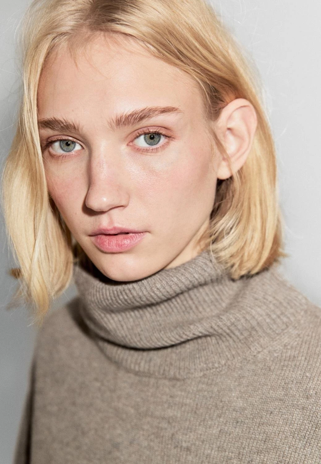 Massimo Dutti SHORT KNIT SWEATER - Jumper - Light Brown 5 Massimo Dutti SHORT KNIT SWEATER - Jumper - Light Brown - Image 3