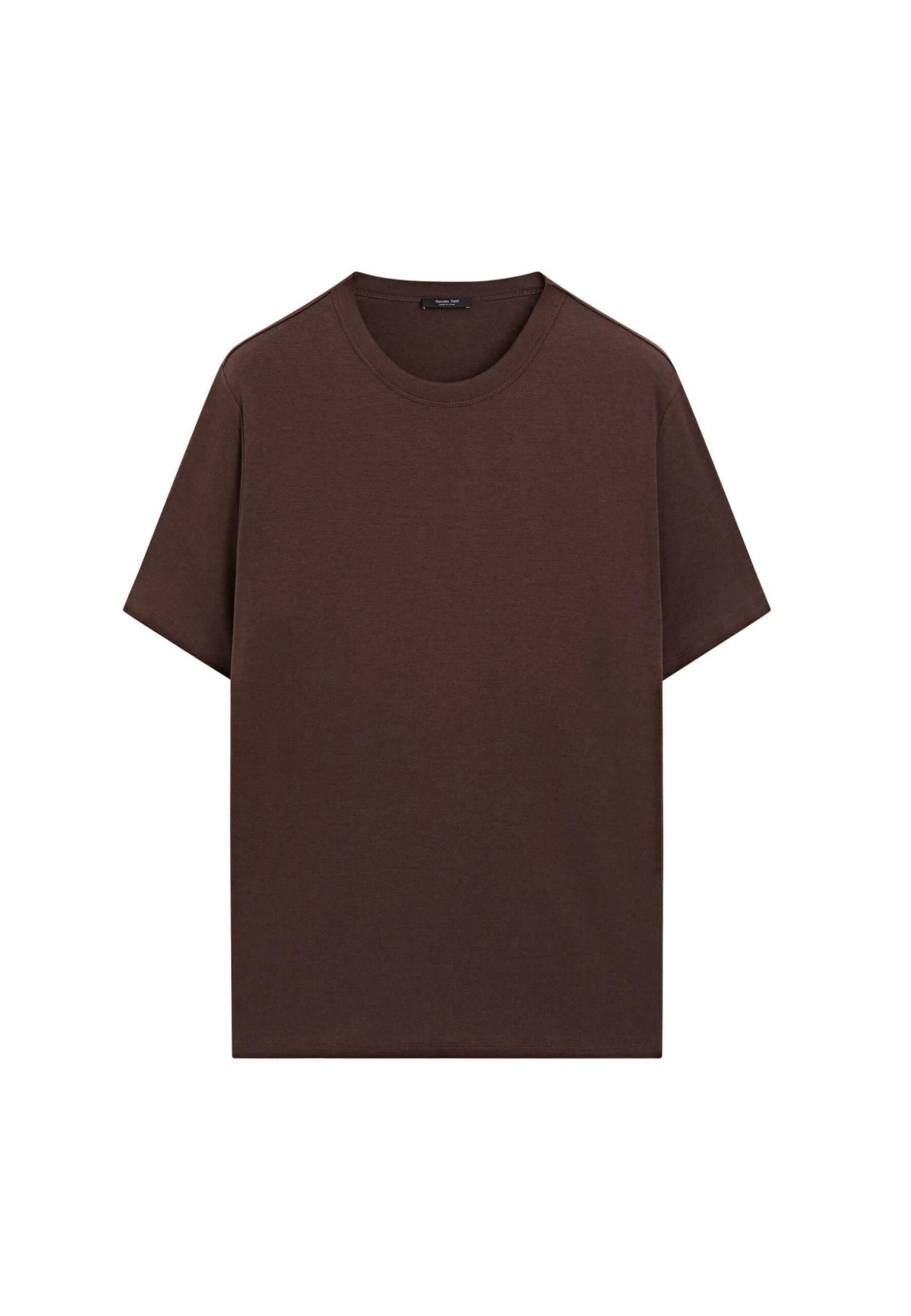 Massimo Dutti SHORT SLEEVE WITH CREW NECK - Basic T-shirt - Red 13 Massimo Dutti SHORT SLEEVE WITH CREW NECK - Basic T-shirt - Red - Image 11