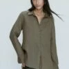 Massimo Dutti Button-Down Blouse - Button-Down Blouse -Massimo Dutti Shop ca8720166f38478e964b138e231a5160