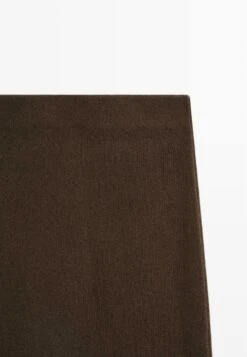 Massimo Dutti DOUBLE-FACED MIDI - Maxi Skirt - Mottled Dark Brown -Massimo Dutti Shop cab7b12dcd03400bbdee07a5f5608b20