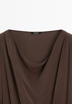 Massimo Dutti LONG FLOWING WITH DRAPED SASH BELT - Maxi Dress - Brown 16 Massimo Dutti LONG FLOWING WITH DRAPED SASH BELT - Maxi Dress - Brown -Massimo Dutti Shop caf50f38d71d4a51ac15fd12b06508d9
