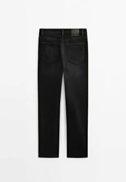 Massimo Dutti Mid-Waist - Slim Fit Jeans - Black -Massimo Dutti Shop cb49089078a84b03b53d27919f7e1986