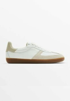 Massimo Dutti Contrast Split- Trainers - Beige -Massimo Dutti Shop cb4f98e8221c4b18a4d6e7b87a00b4e8