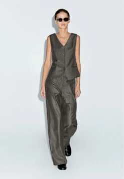 Massimo Dutti PINSTRIPE - Trousers - Mottled Dark Brown 12 Massimo Dutti PINSTRIPE - Trousers - Mottled Dark Brown -Massimo Dutti Shop cb59d4316dad4700b2184fa0d5ca240d