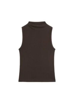 Massimo Dutti FITTED FUNNEL NECK - Top - Light Brown -Massimo Dutti Shop cb63a43ec92a4ac8a058c0ff1926c767 2