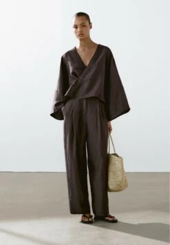 Massimo Dutti CROSSOVER KIMONO - Summer Jacket - Dark Purple 13 Massimo Dutti CROSSOVER KIMONO - Summer Jacket - Dark Purple -Massimo Dutti Shop cbd60551b69f48db9bcdd83c6d723aa2