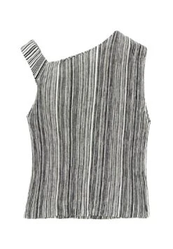 Massimo Dutti ASYMMETRIC NECK WITH STRIPED PRINT - Top - Black 16 Massimo Dutti ASYMMETRIC NECK WITH STRIPED PRINT - Top - Black -Massimo Dutti Shop cbe423f645cf4ecc9bfe6f1d9e429fef