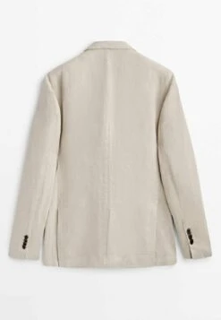 Massimo Dutti Blazer Jacket - Beige -Massimo Dutti Shop cc17a154485a4d49a28dd50b8883a06e