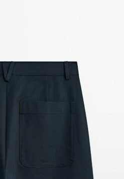 Massimo Dutti Blend Full Length Straight Fit- Trousers - Dark Blue 12 Massimo Dutti Blend Full Length Straight Fit- Trousers - Dark Blue -Massimo Dutti Shop cc2c05ce3f5045d093a07242d80ecc6a