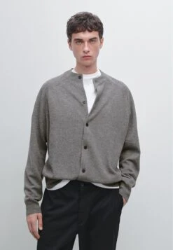 Massimo Dutti WITH RAGLAN SLEEVES - Cardigan - Grey