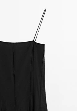 Massimo Dutti FLOWING MIDI WITH GODET DETAIL - Cocktail Dress / Party Dress - Black -Massimo Dutti Shop cc39fe77e4794305b625e2a07e549589