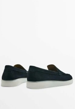Massimo Dutti Translucent- Moccasins - Blue Black Denim -Massimo Dutti Shop cc444cf7db3e4f53a5e04a983b85f2d8