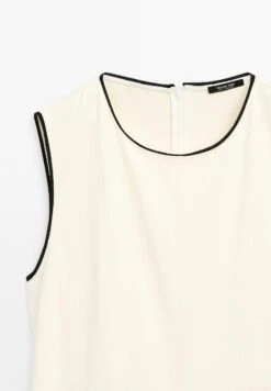 Massimo Dutti FLOUNCE WITH CONTRAST TRIMS - Day Dress - Beige 19 Massimo Dutti FLOUNCE WITH CONTRAST TRIMS - Day Dress - Beige -Massimo Dutti Shop cc46df7c2b6a4cbe807b53b8267d5545