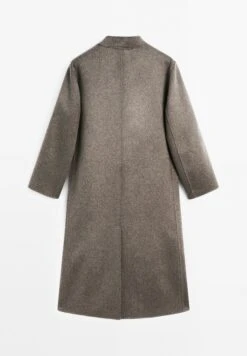 Massimo Dutti HIGH NECK - Classic Coat - Grey 18 Massimo Dutti HIGH NECK - Classic Coat - Grey -Massimo Dutti Shop cc939dd10e4f4a16b1c02c2503e2d004