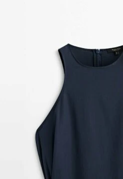 Massimo Dutti Midi With Belt - Day Dress - Dark Blue -Massimo Dutti Shop cc9bc165ace84af2b7d8e4d1592c19f9