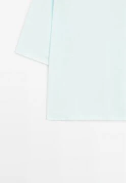 Massimo Dutti BOXY FIT SHORT SLEEVE - Basic T-shirt - Light Blue 21 Massimo Dutti BOXY FIT SHORT SLEEVE - Basic T-shirt - Light Blue -Massimo Dutti Shop ccafb6e3d84140fa854e68f67b046fec