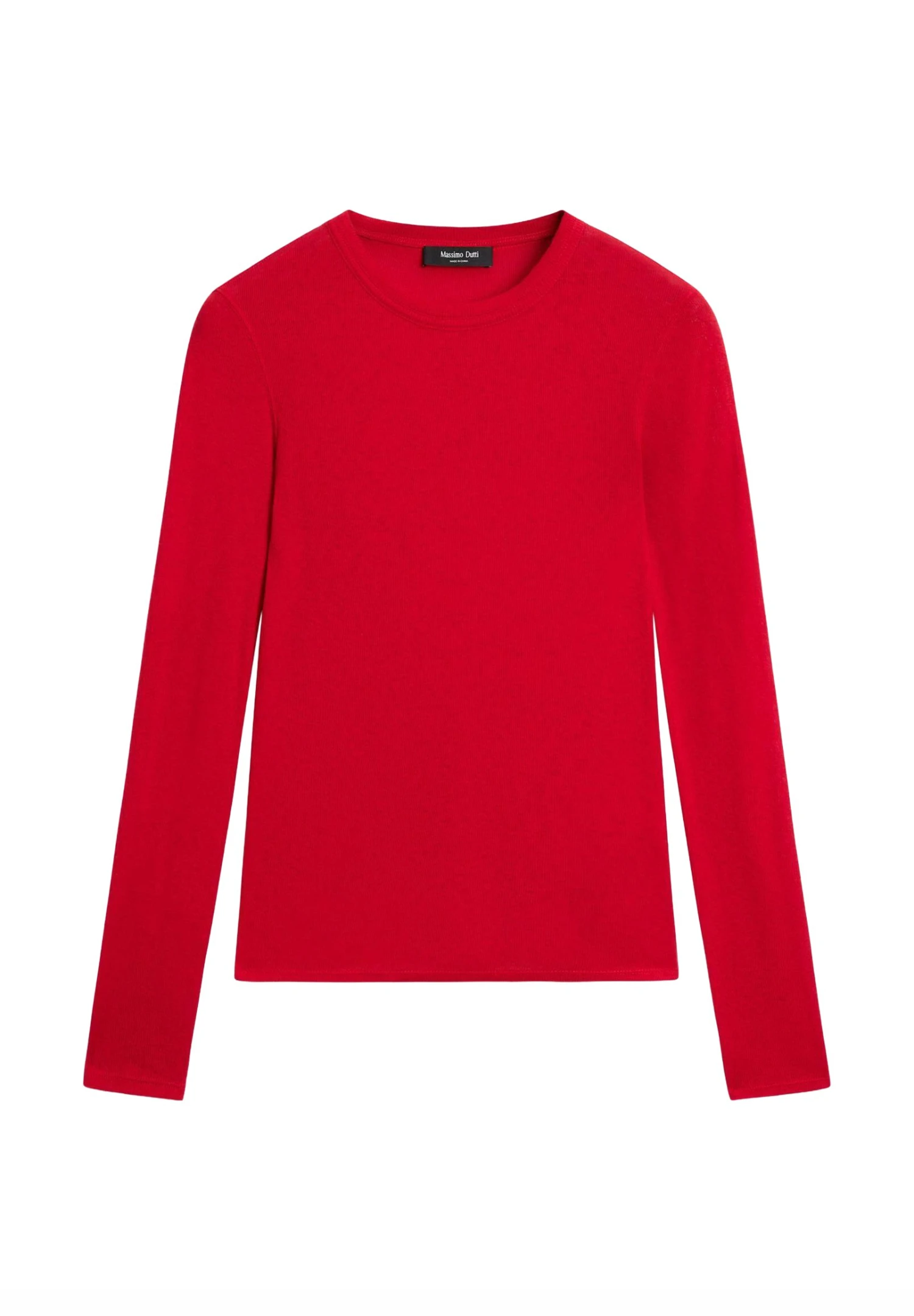 Massimo Dutti LONG SLEEVE - Long Sleeved Top - Red 7 Massimo Dutti LONG SLEEVE - Long Sleeved Top - Red - Image 5