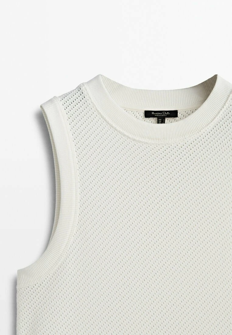 Massimo Dutti Textured Blend - Top - Beige 11 Massimo Dutti Textured Blend - Top - Beige - Image 9