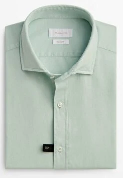 Massimo Dutti Micro Textured - Shirt - Khaki -Massimo Dutti Shop ccb98861731f4e4cb3d929a4b5812bf6