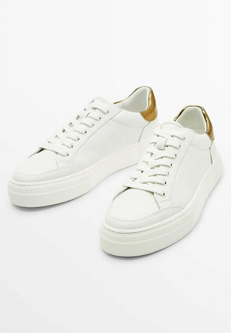 Massimo Dutti With Laminated- Trainers - White 7 Massimo Dutti With Laminated- Trainers - White - Image 5
