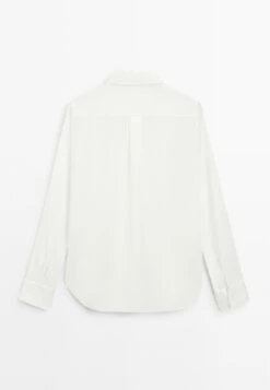 Massimo Dutti FLOWING LONG SLEEVE - Button-down Blouse - White 21 Massimo Dutti FLOWING LONG SLEEVE - Button-down Blouse - White -Massimo Dutti Shop ccd76b91abe04804975f5300b9b28f16