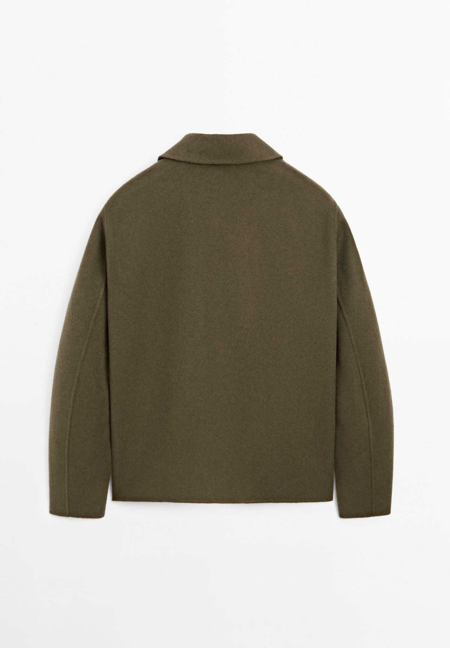 Massimo Dutti BUTTONED SHIRT COLLAR WITH SIDE POCKETS - Summer Jacket - Green 8 Massimo Dutti BUTTONED SHIRT COLLAR WITH SIDE POCKETS - Summer Jacket - Green - Image 6