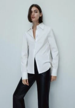 Massimo Dutti Poplin - Button-Down Blouse