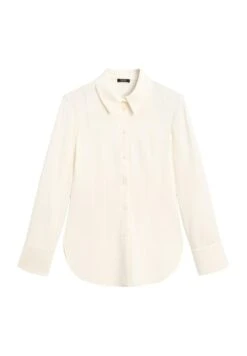 Massimo Dutti FLUID FITTED GARMENT - Button-down Blouse - White -Massimo Dutti Shop cd05c2e4c7f9489db98073318c0f4b0a
