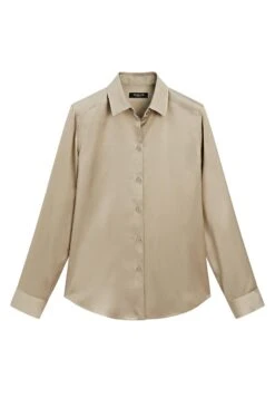 Massimo Dutti FLOWING SATIN LONG SLEEVE - Button-down Blouse - Brown 27 Massimo Dutti FLOWING SATIN LONG SLEEVE - Button-down Blouse - Brown -Massimo Dutti Shop cd1120ca775a4979b56ea558da7e3ef2 3
