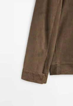 Massimo Dutti Leather Jacket - Brown -Massimo Dutti Shop cd8e4bd147864a97b3f7df87c414da0d