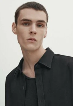 Massimo Dutti Soft Wash - Shirt - Black -Massimo Dutti Shop cdbfc02df9494c4ba7da3d6ef5508312