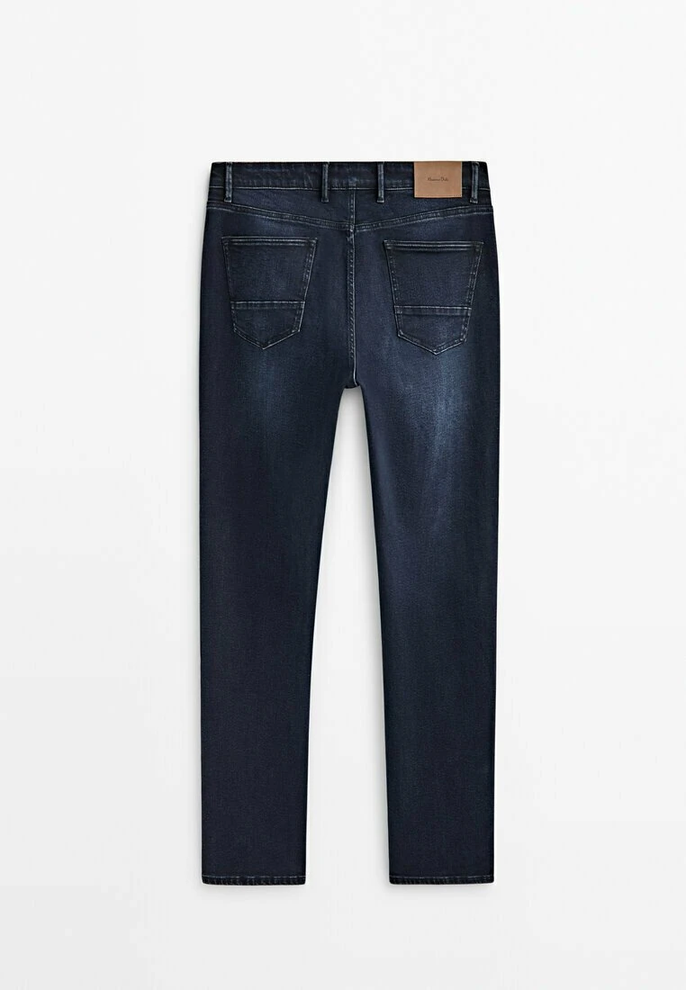 Massimo Dutti Straight Leg Jeans - Blue 9 Massimo Dutti Straight Leg Jeans - Blue - Image 7