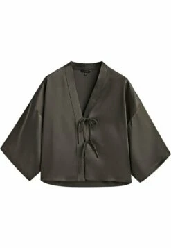 Massimo Dutti With Ties - Blouse - Mottled Brown -Massimo Dutti Shop ce07b9b267264c40b05cda0094a051ea